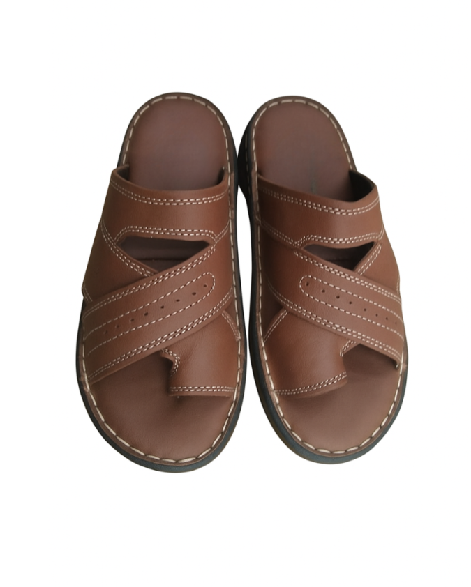 Men Brown C Chappal