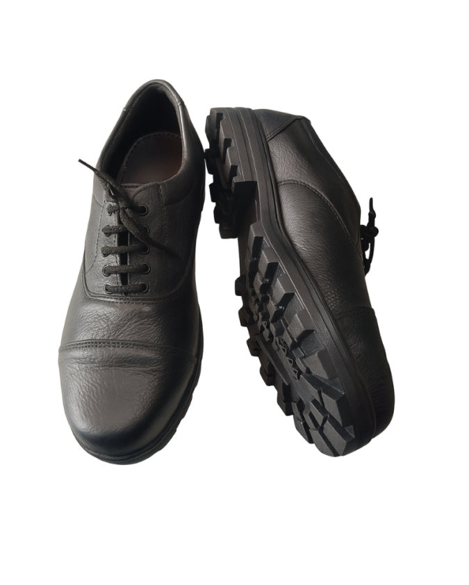 Men's Black Industrial Safety Shoe